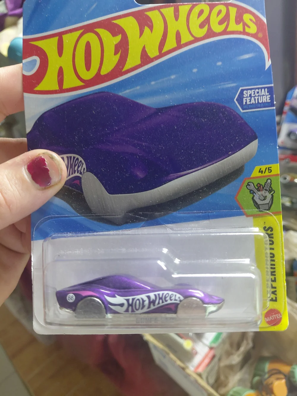 Purple Coupé Clip from the 2026 Hot Wheels Experimotors series (4/5, number 93/2